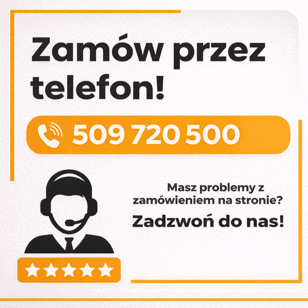 Problem ze złożeniem zamówienia? Zadzwoń