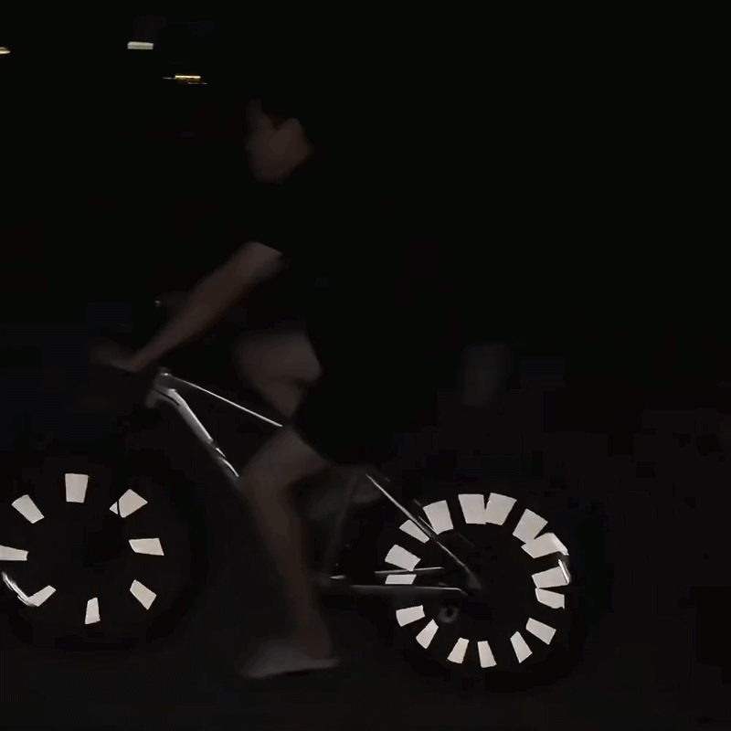 Nocny Błysk – Odblaski Rowerowe 360°