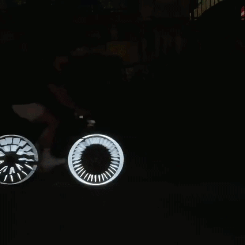 Nocny Błysk – Odblaski Rowerowe 360°