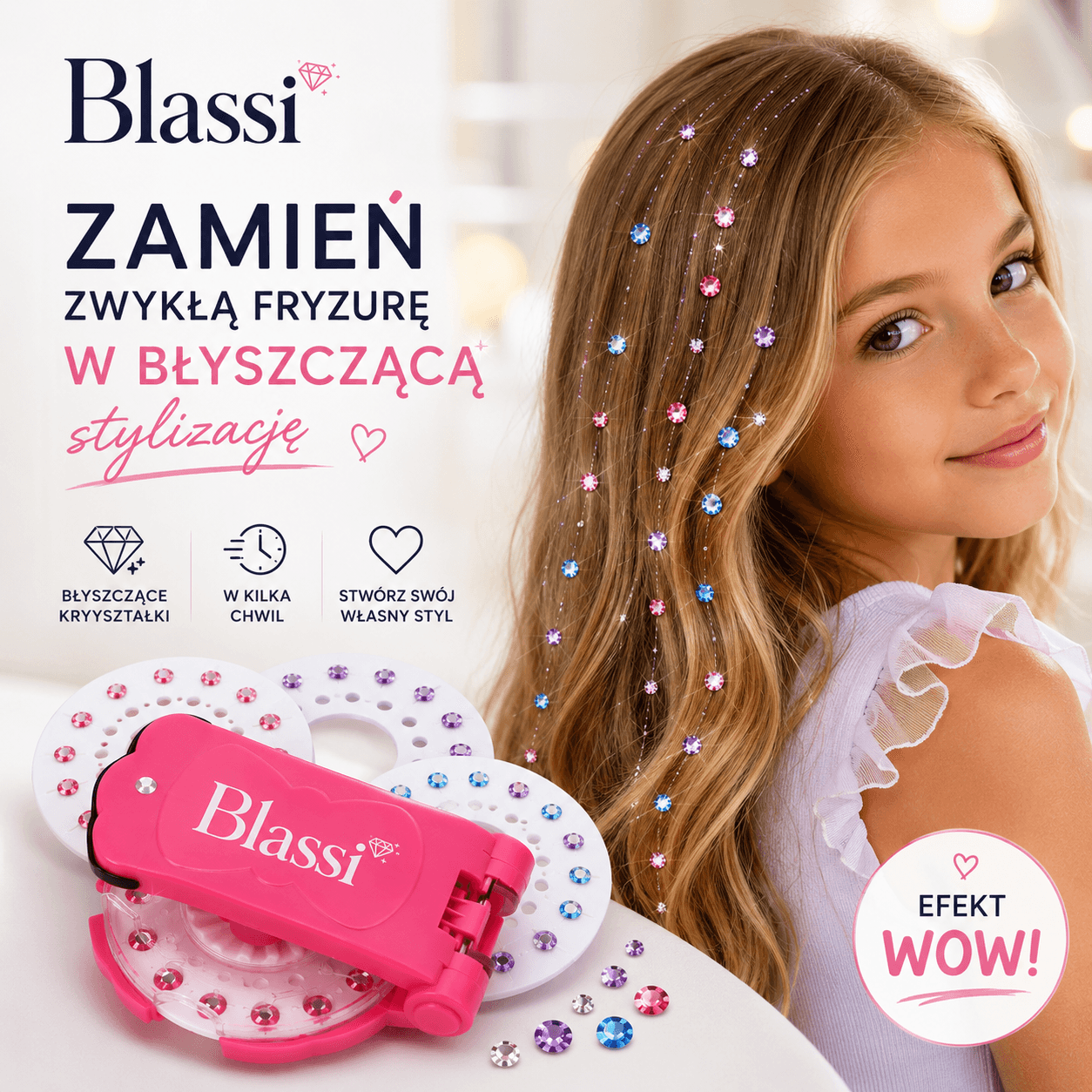 Blassi - Zestaw do Ozdabiania Kryształkami